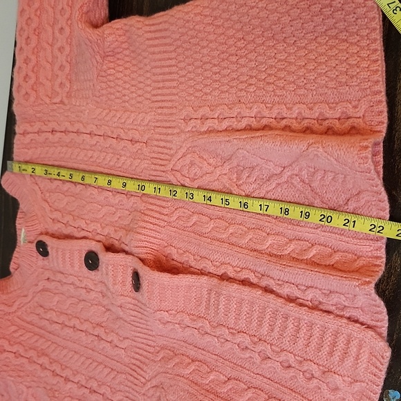 Kilronan Ireland Merino Wool Cable Knit Aran Cardigan Women’s XXL - Picture 6 of 7